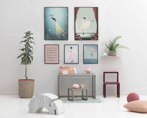 Scandinavische Poster Vissevasse