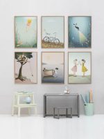 Scandinavische Posters Vissevasse
