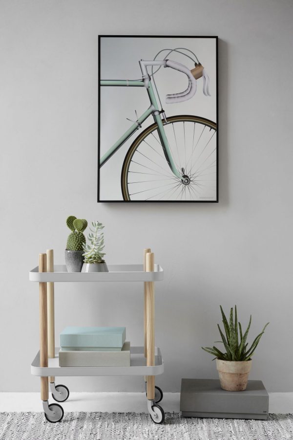 Vissevasse Poster Racing Bicycle 30x40cm