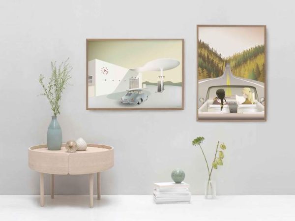 Vissevasse Poster Road Trip 50x70cm
