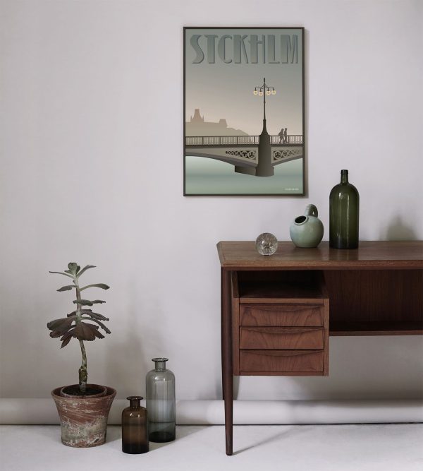Vissevasse Poster Stockholm Vasa brug 2