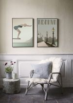 Vissevasse Poster The Swimmer 50x70cm 2